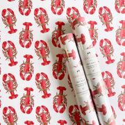 Holiday Lobster Gift Wrap by Gert & Co