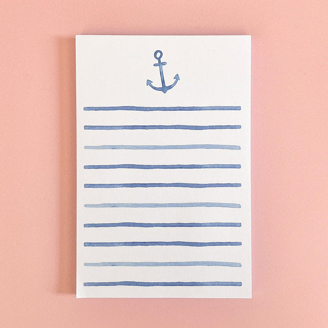 Watercolor Anchor Notepad