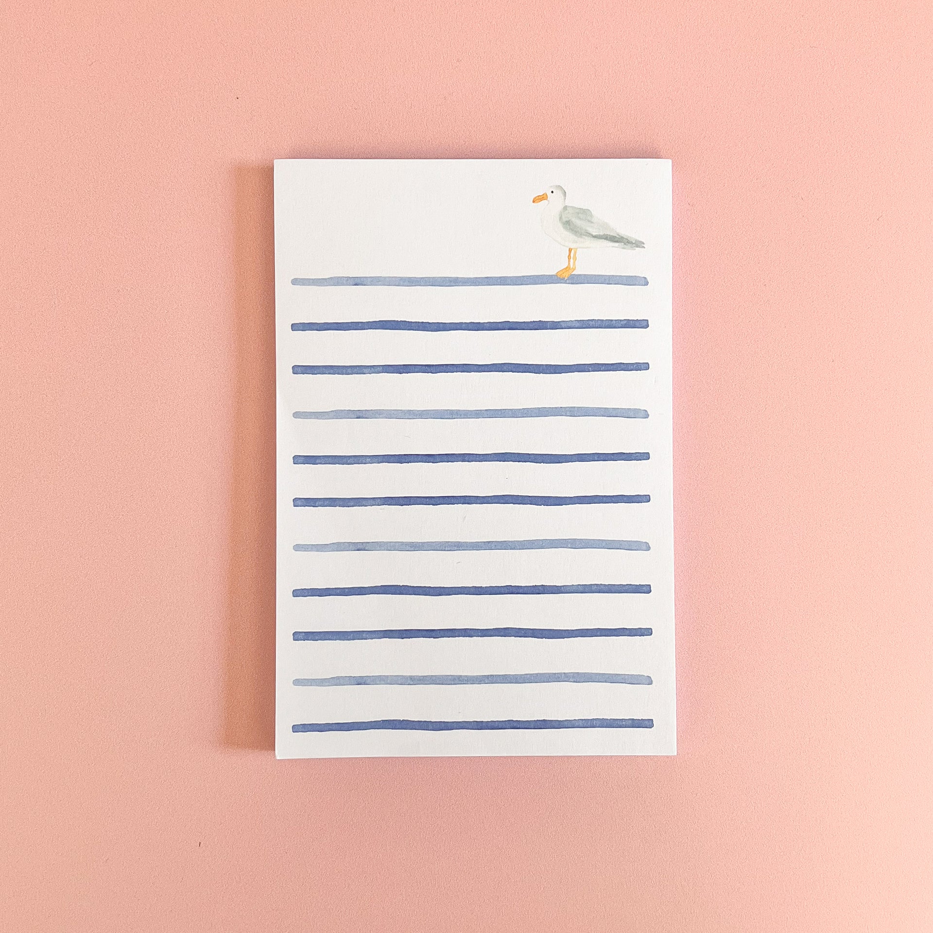 Watercolor Seagull Notepad by Gert & Co