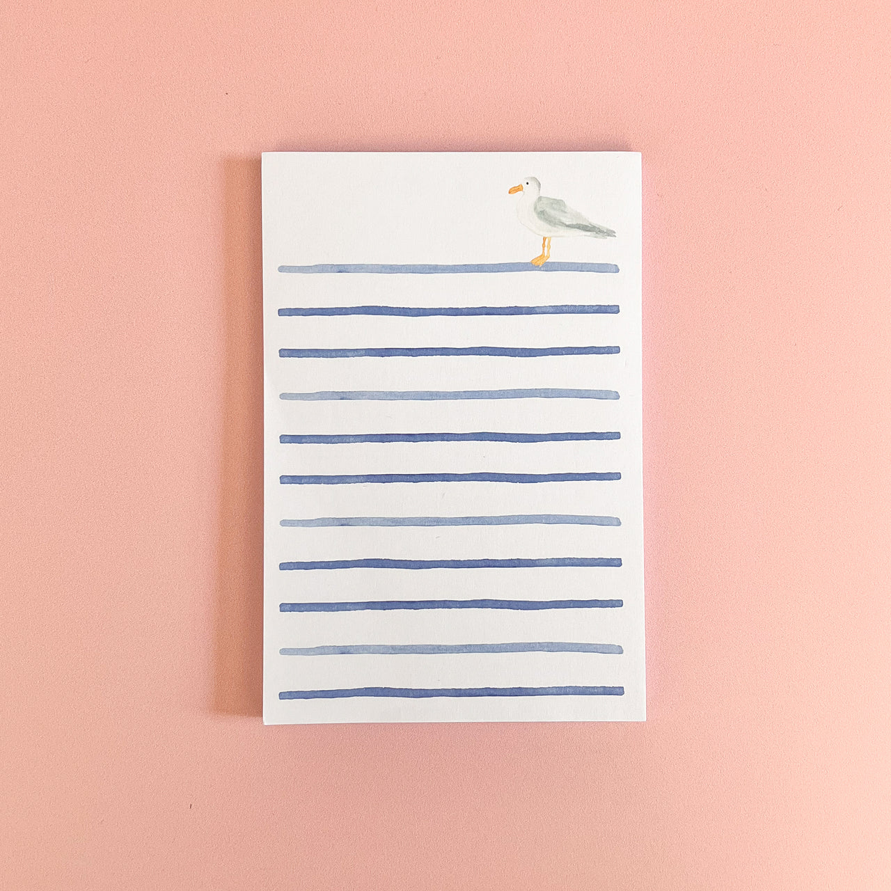 Watercolor Seagull Notepad by Gert & Co