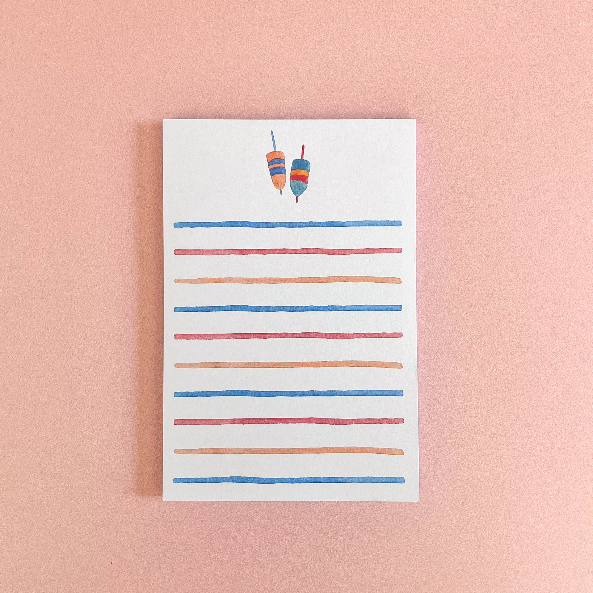 Watercolor Buoy Notepad by Gert & Co