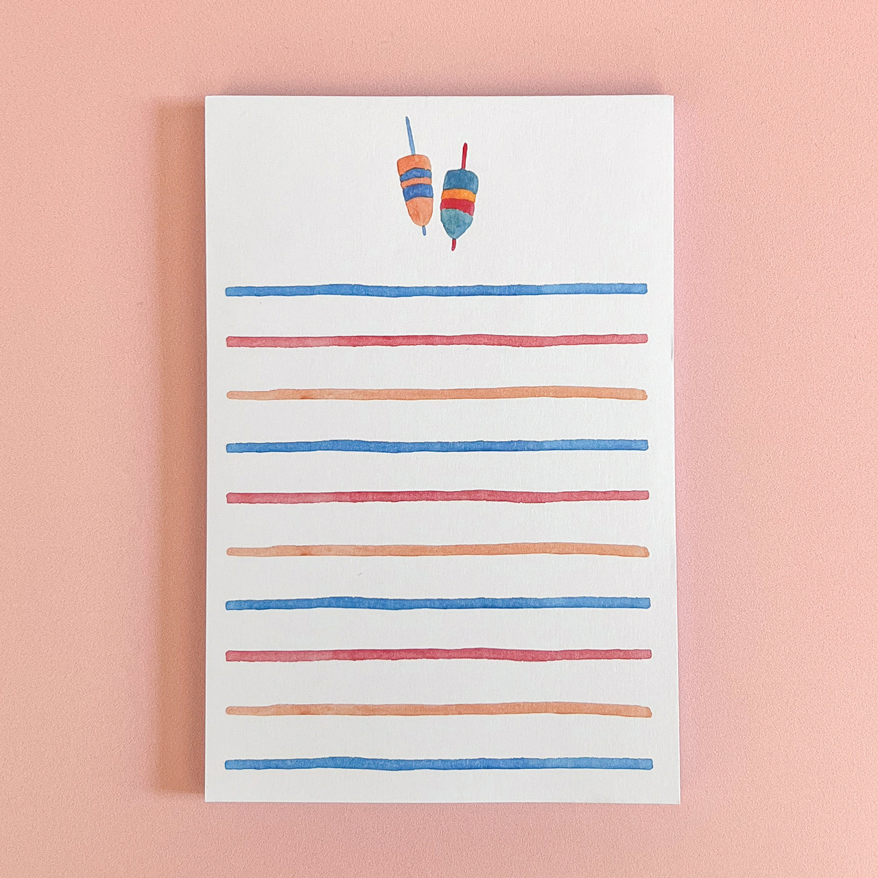 Watercolor Buoys Notepad