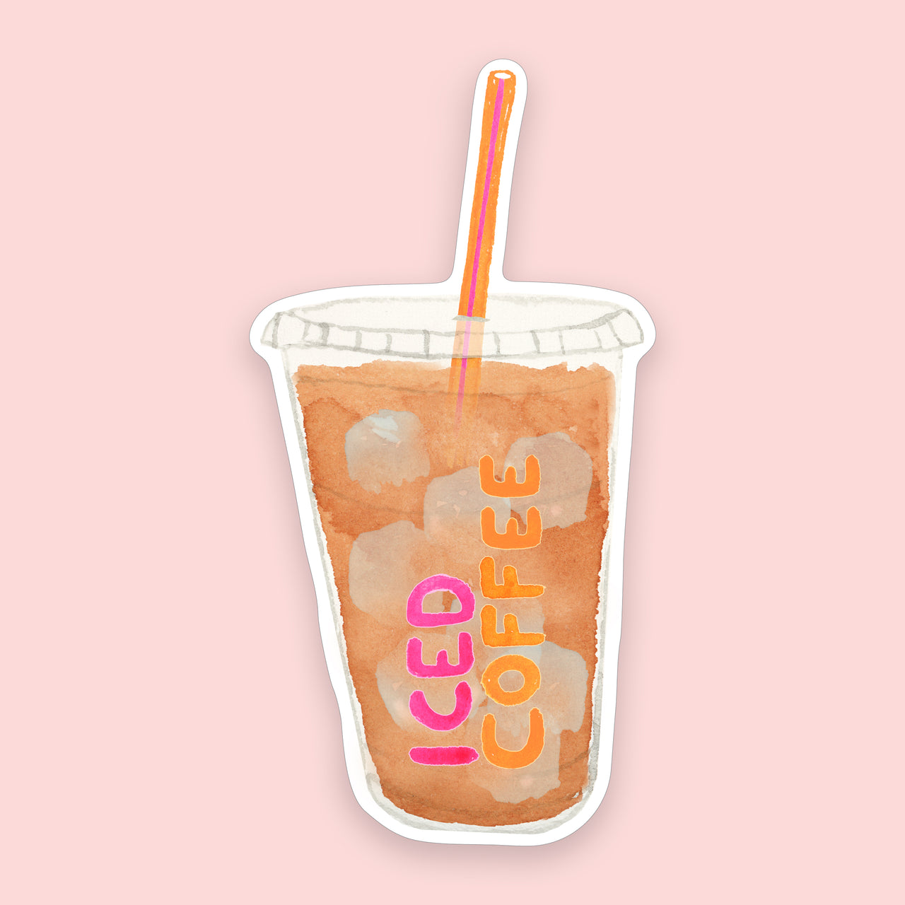 Iced Coffee Sticker