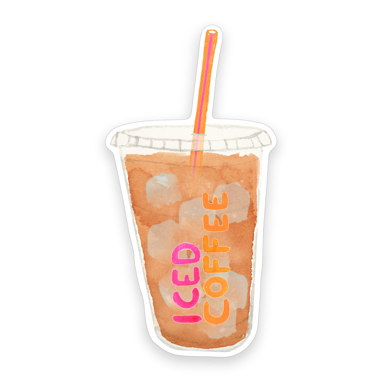 Iced Coffee Sticker