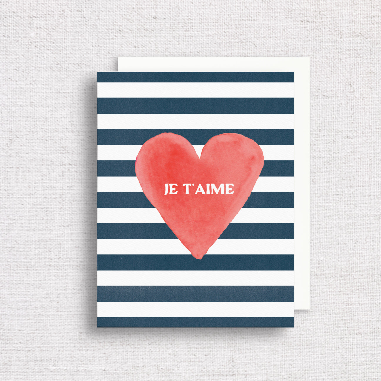 Je T'aime Greeting Card by Gert & Co