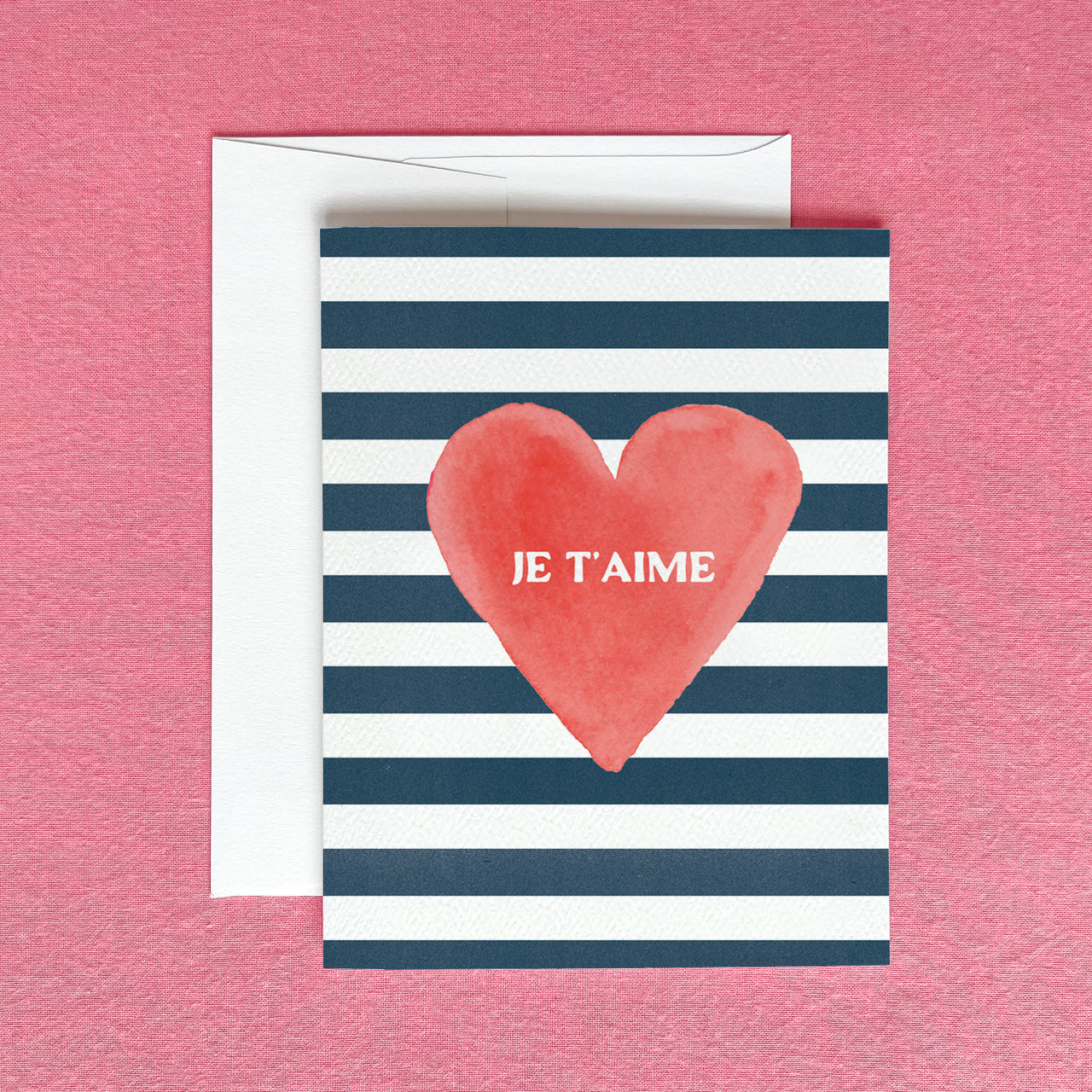 Je T'aime Greeting Card by Gert & Co