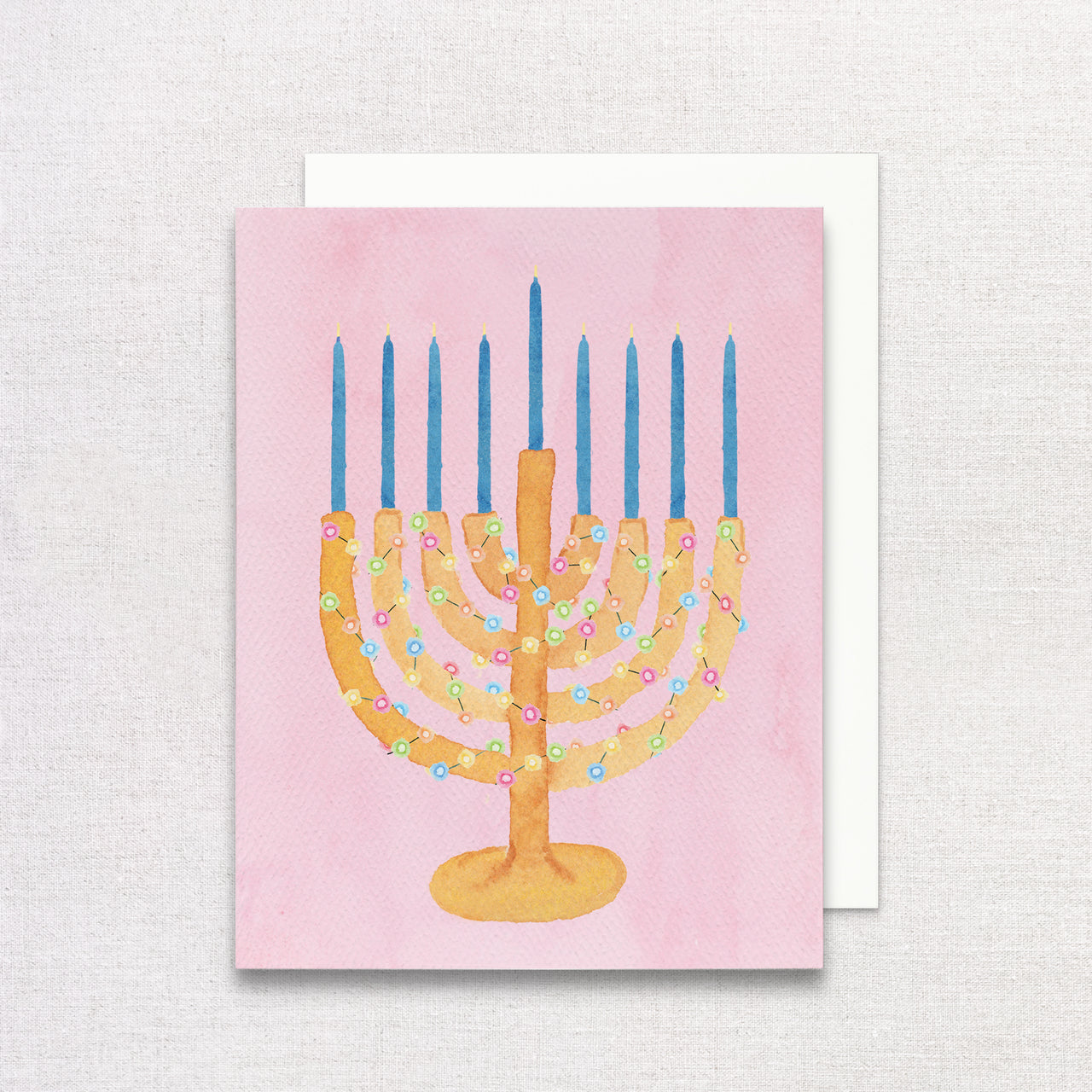 Chrismukkah Menorah Greeting Card by Gert & Co