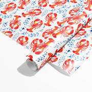 Lobsters in the Surf Gift Wrap by Gert & Co