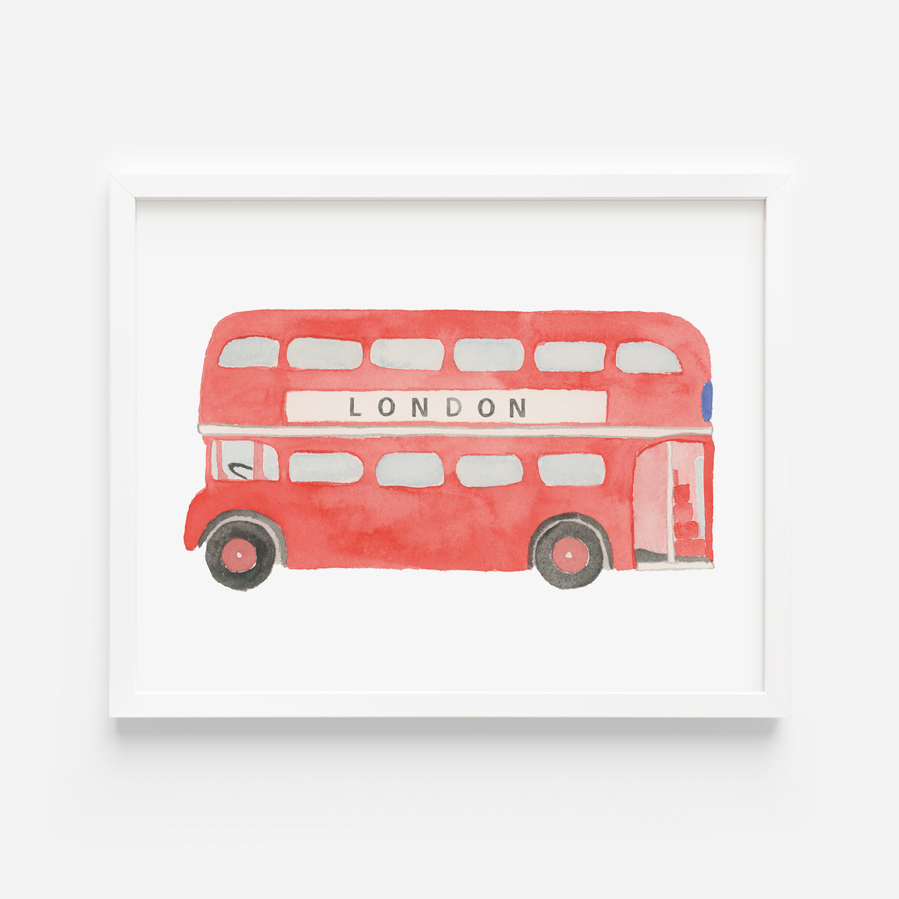 London Double-Decker Bus Art Print by Gert & Co