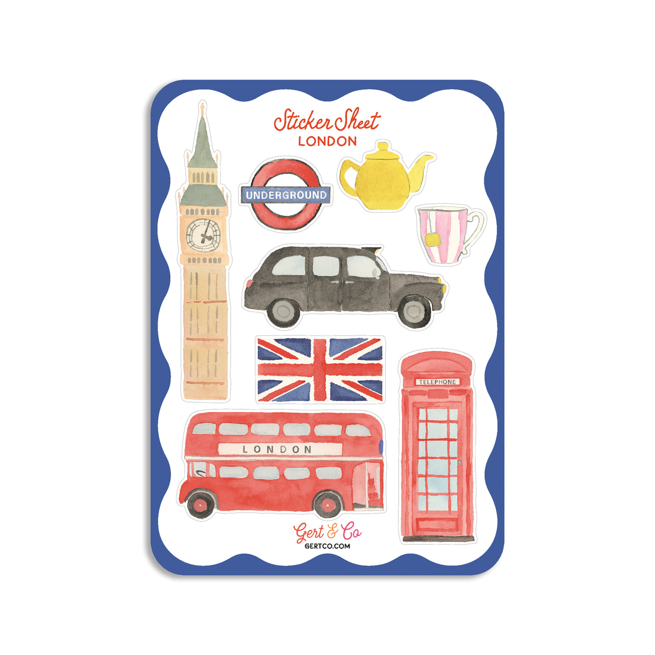 London Sticker Sheet