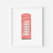 London Telephone Booth Art Print by Gert & Co