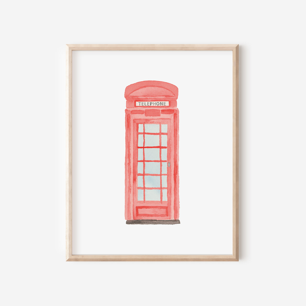 London Telephone Booth Art Print by Gert & Co