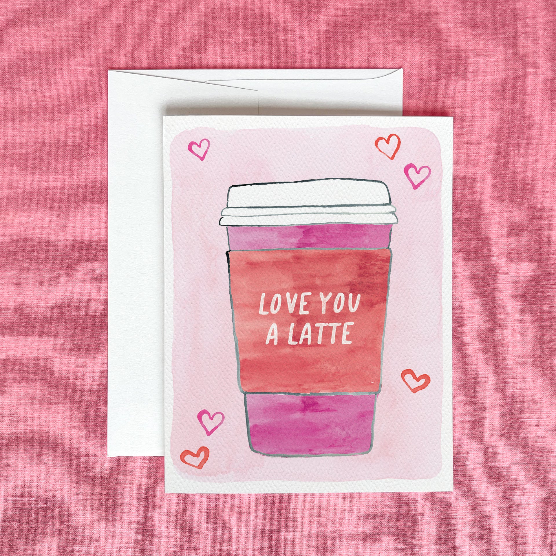 Love You A Latte Greeting Card by Gert & Co