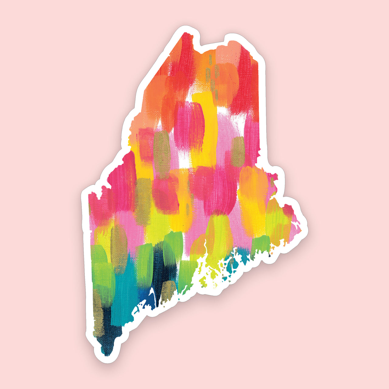 Maine Rainbow Pride Sticker