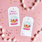 Merry Everything Snow Globe Holiday Gift Tags by Gert & Co