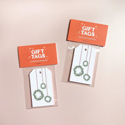 Watercolor Mini Wreaths Gift Tags by Gert & Co