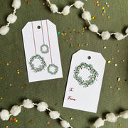 Watercolor Mini Wreaths Gift Tags by Gert & Co