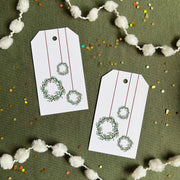 Watercolor Mini Wreaths Gift Tags by Gert & Co