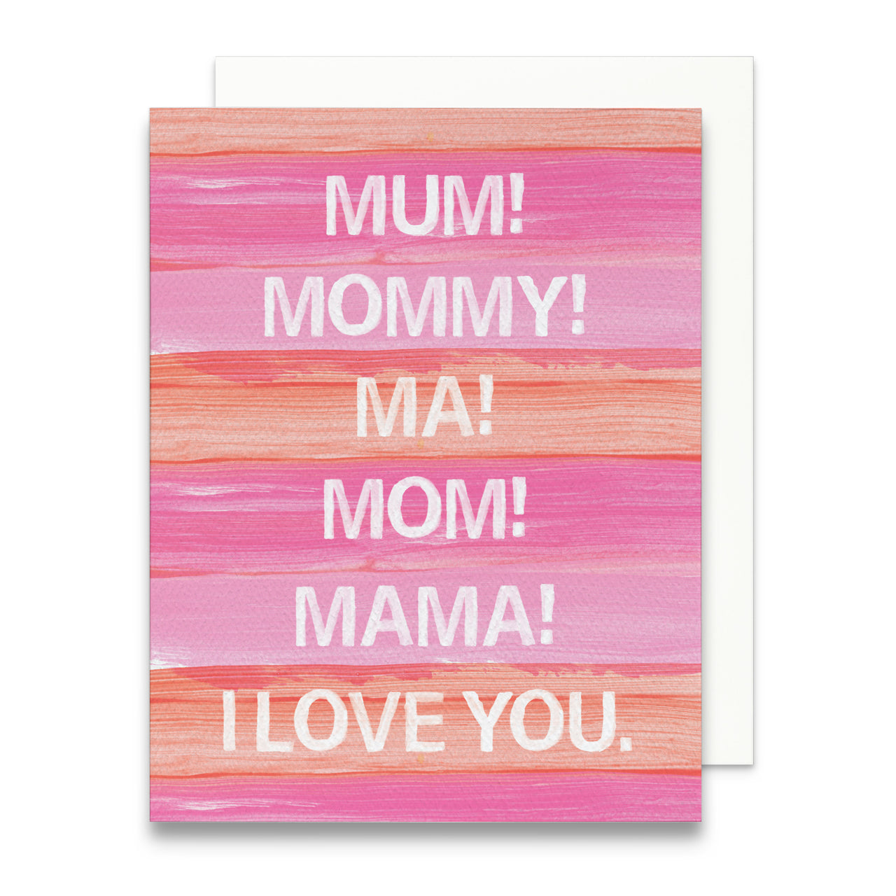 Mom Mum Mama Greeting Card