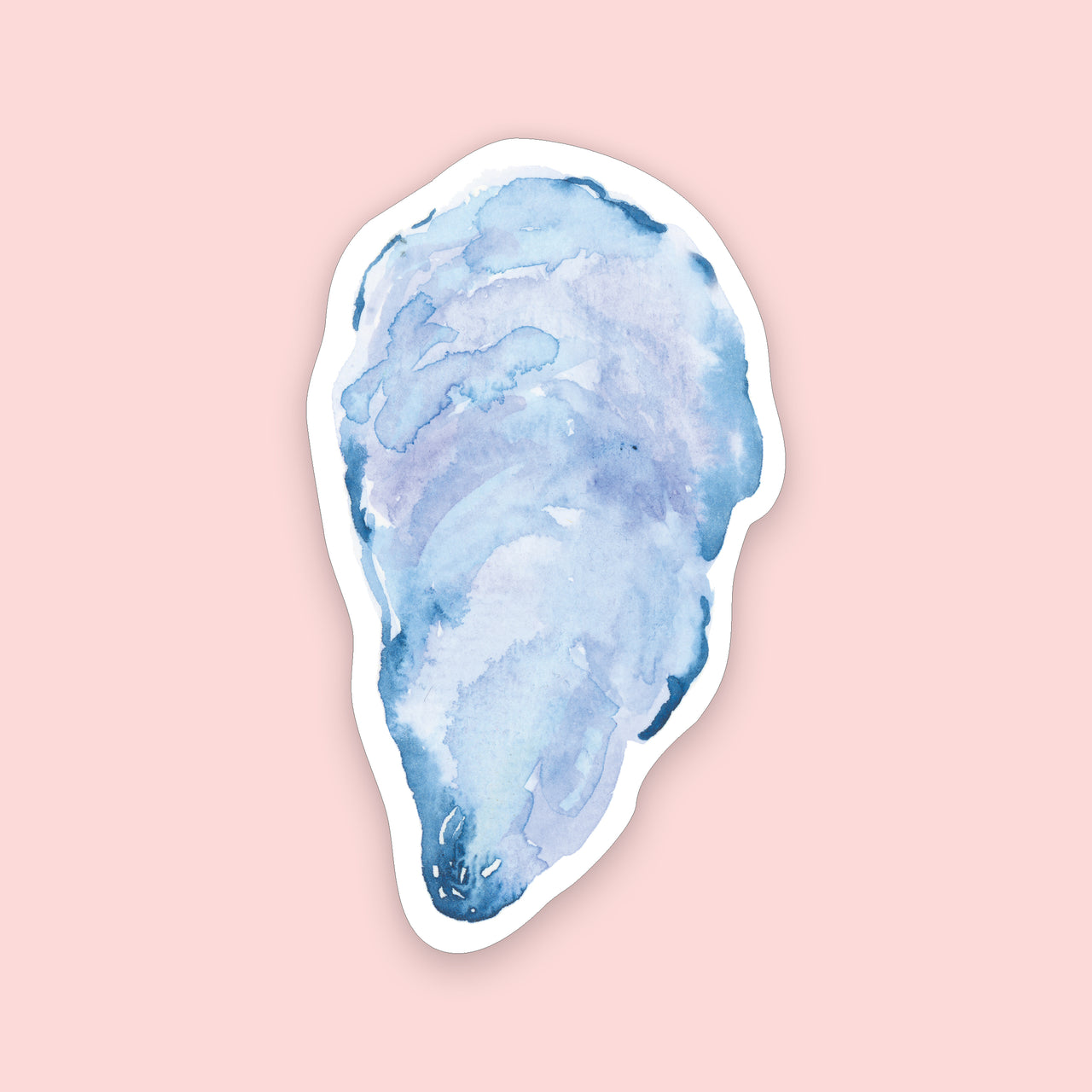 Watercolor Mussel Shell Sticker