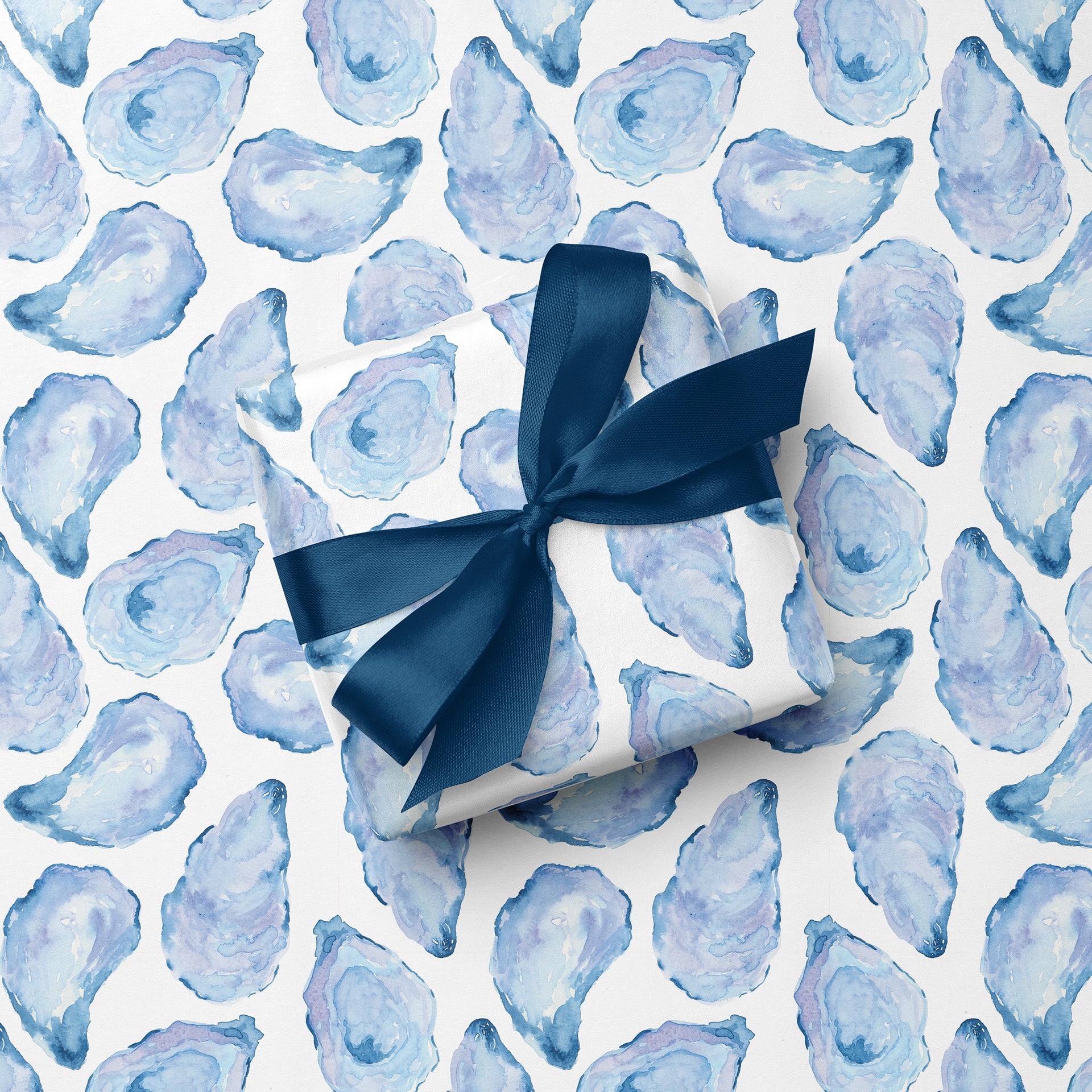 Watercolor Mussel Shell Gift Wrap by Gert & Co