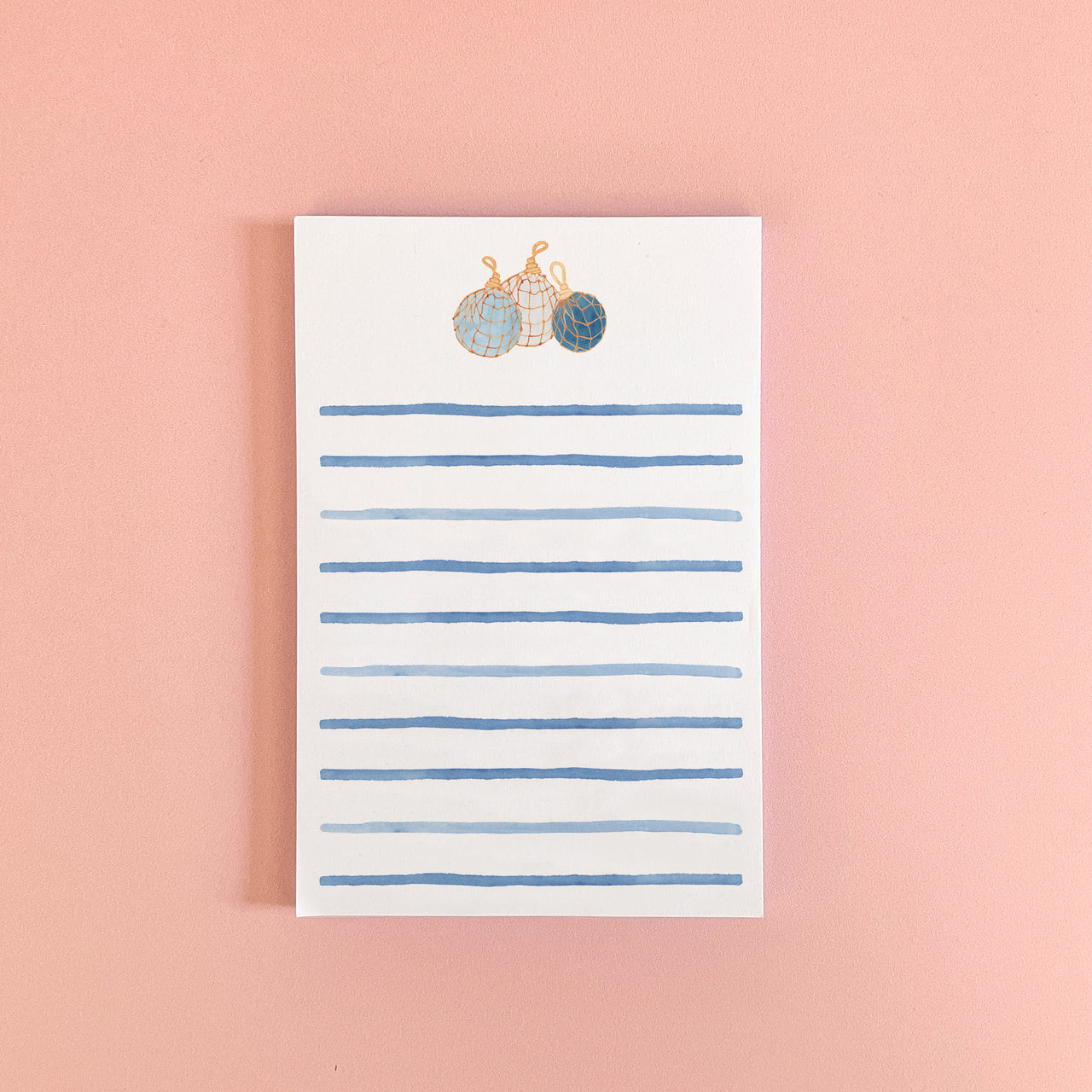 Vintage Fishing Floats Notepad by Gert & Co