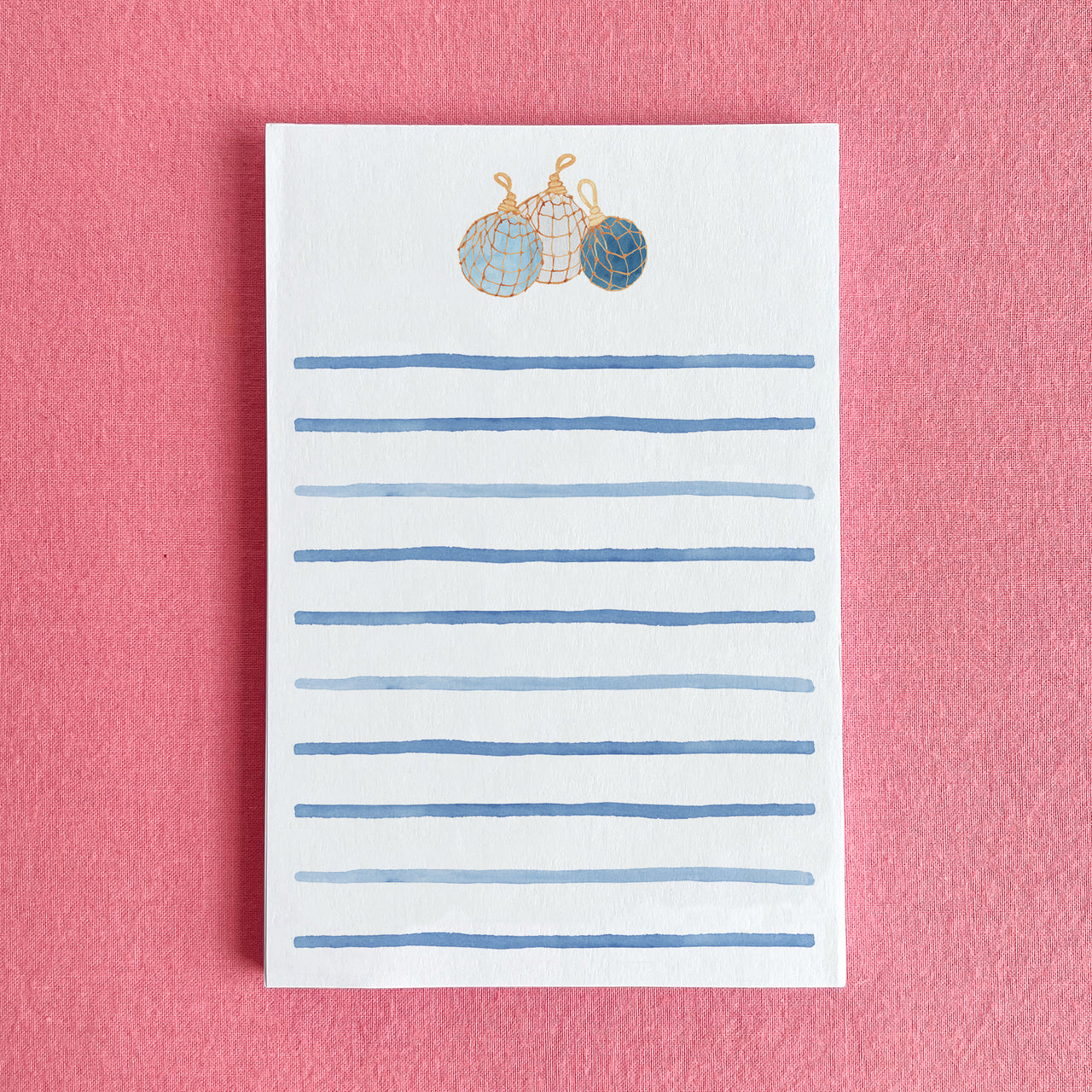 Vintage Fishing Floats Notepad by Gert & Co