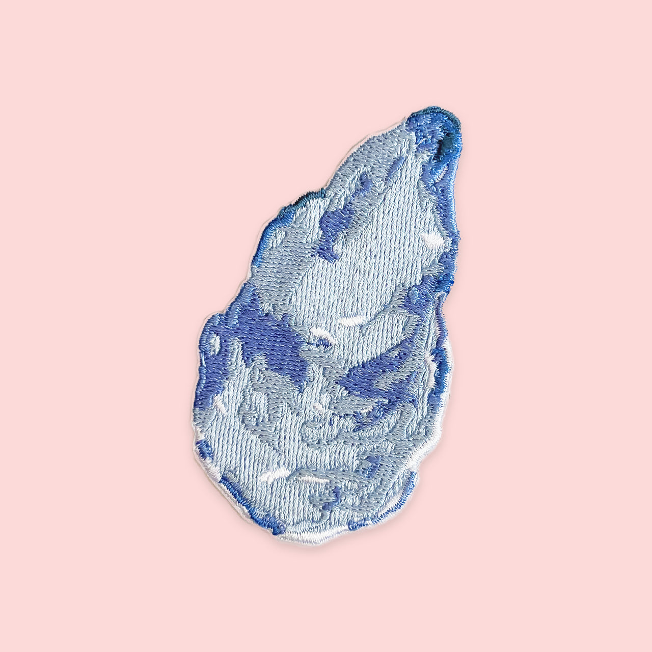 Oyster Shell Iron-On Patch