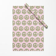 Peace Wreaths Gift Wrap by Gert & Co