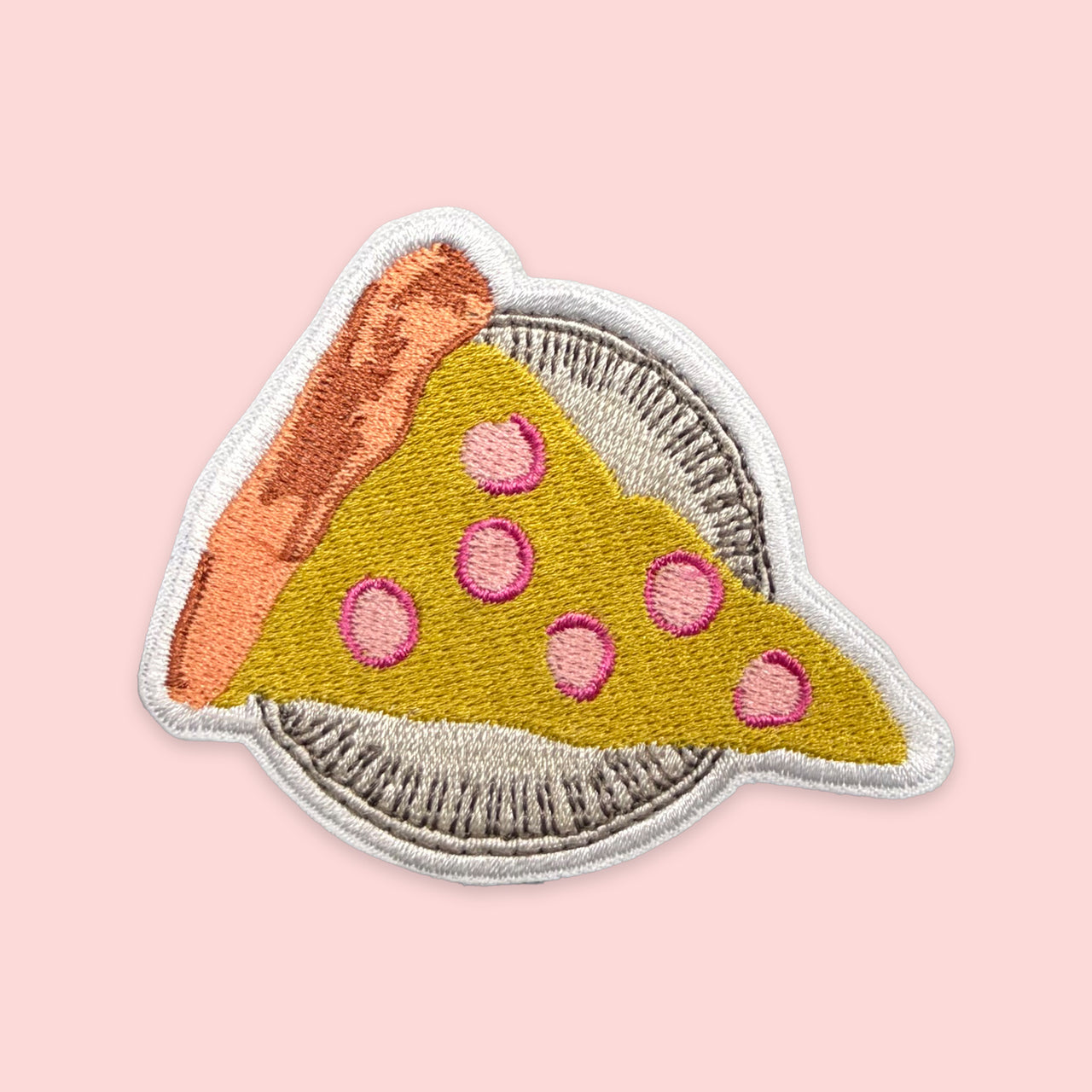Pizza Slice Iron-On Patch