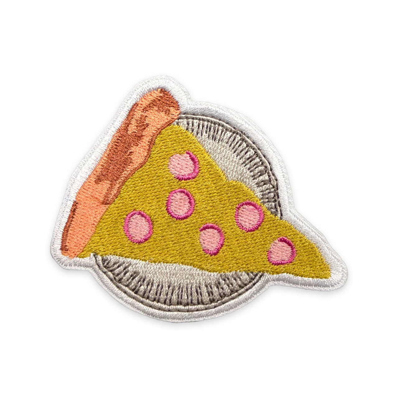 Pizza Slice Iron-On Patch