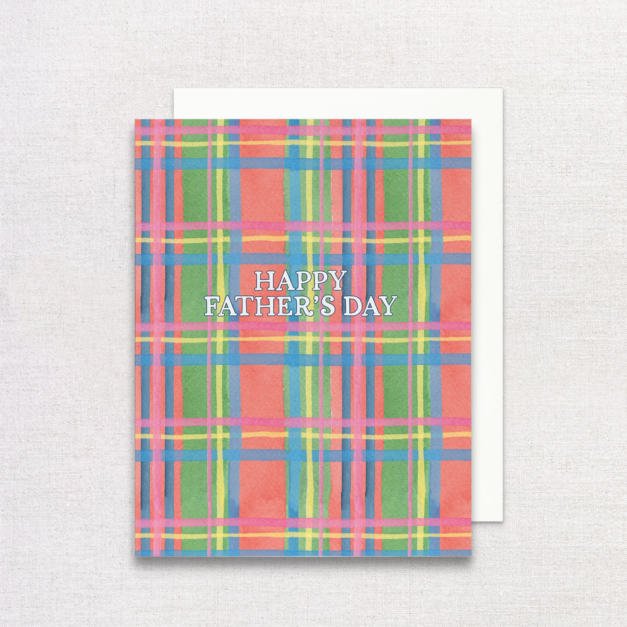 Plaid Father's Day Greeting Card