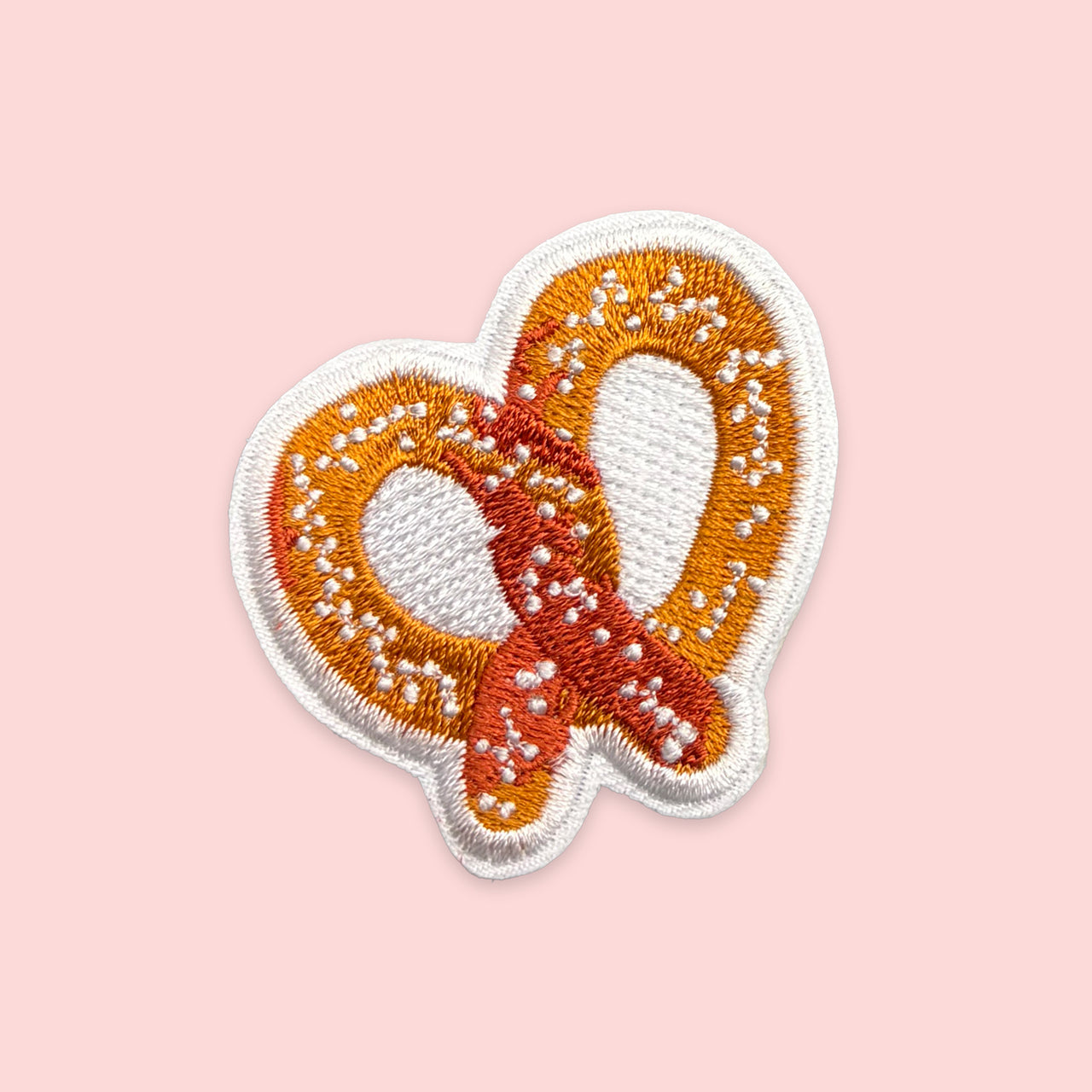 Pretzel Iron-On Patch