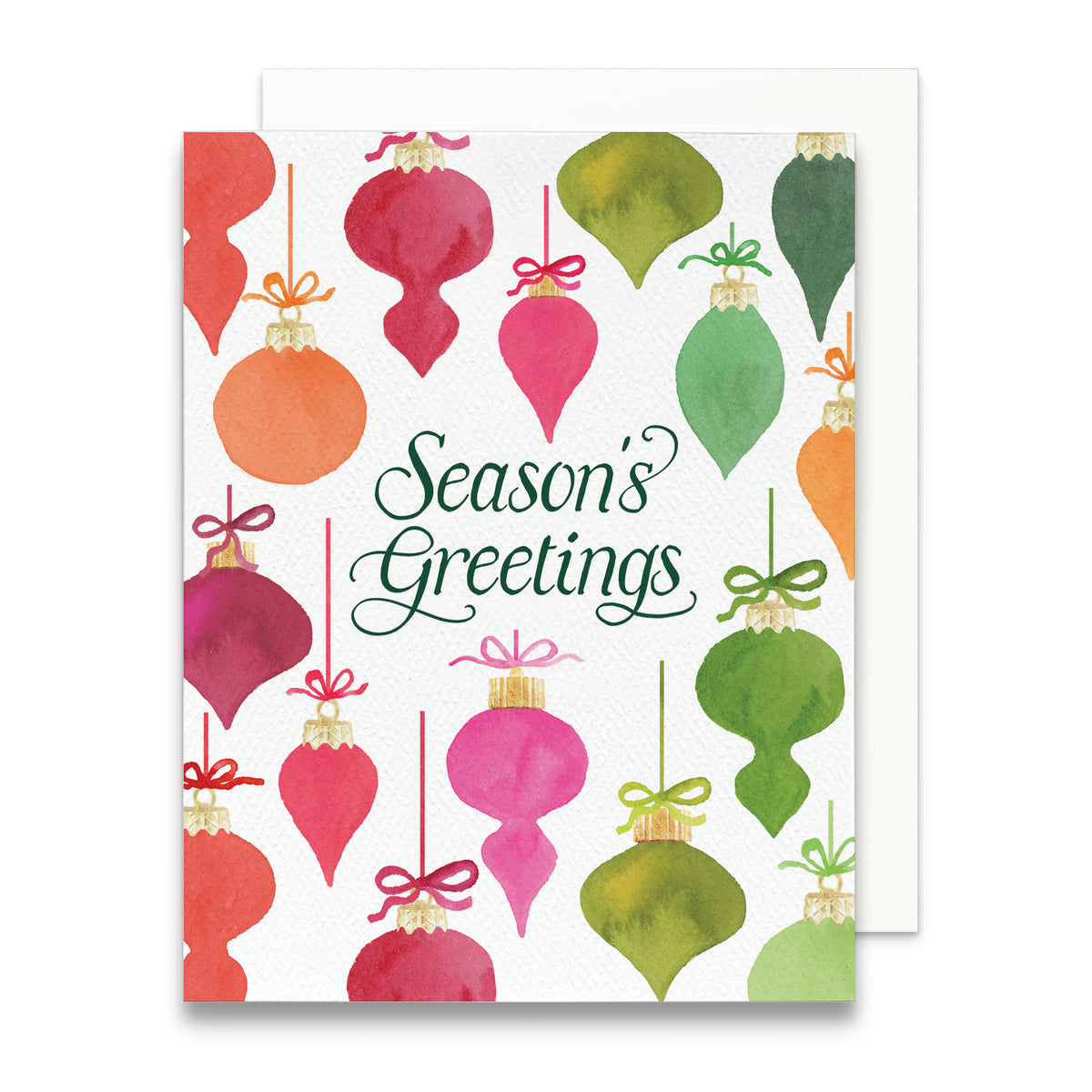 Retro Ornaments Christmas Greeting Card