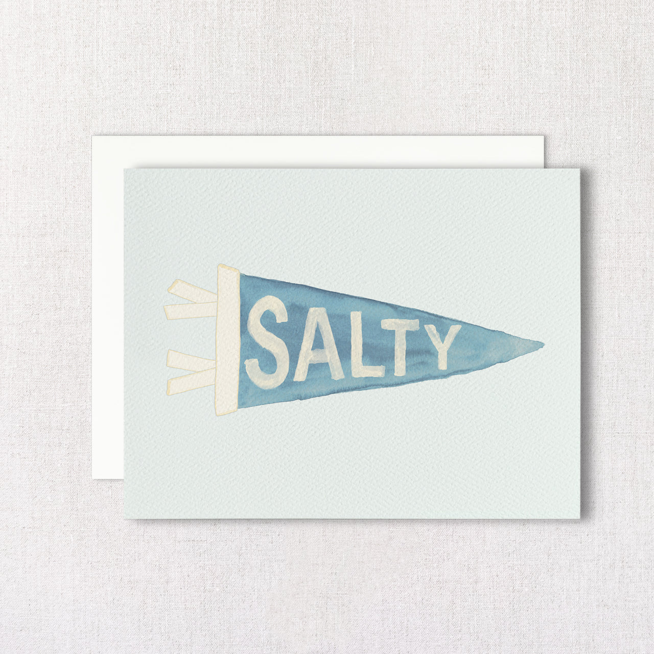 Salty Pennant Greeting Card by Gert & Co