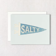 Salty Pennant Greeting Card by Gert & Co