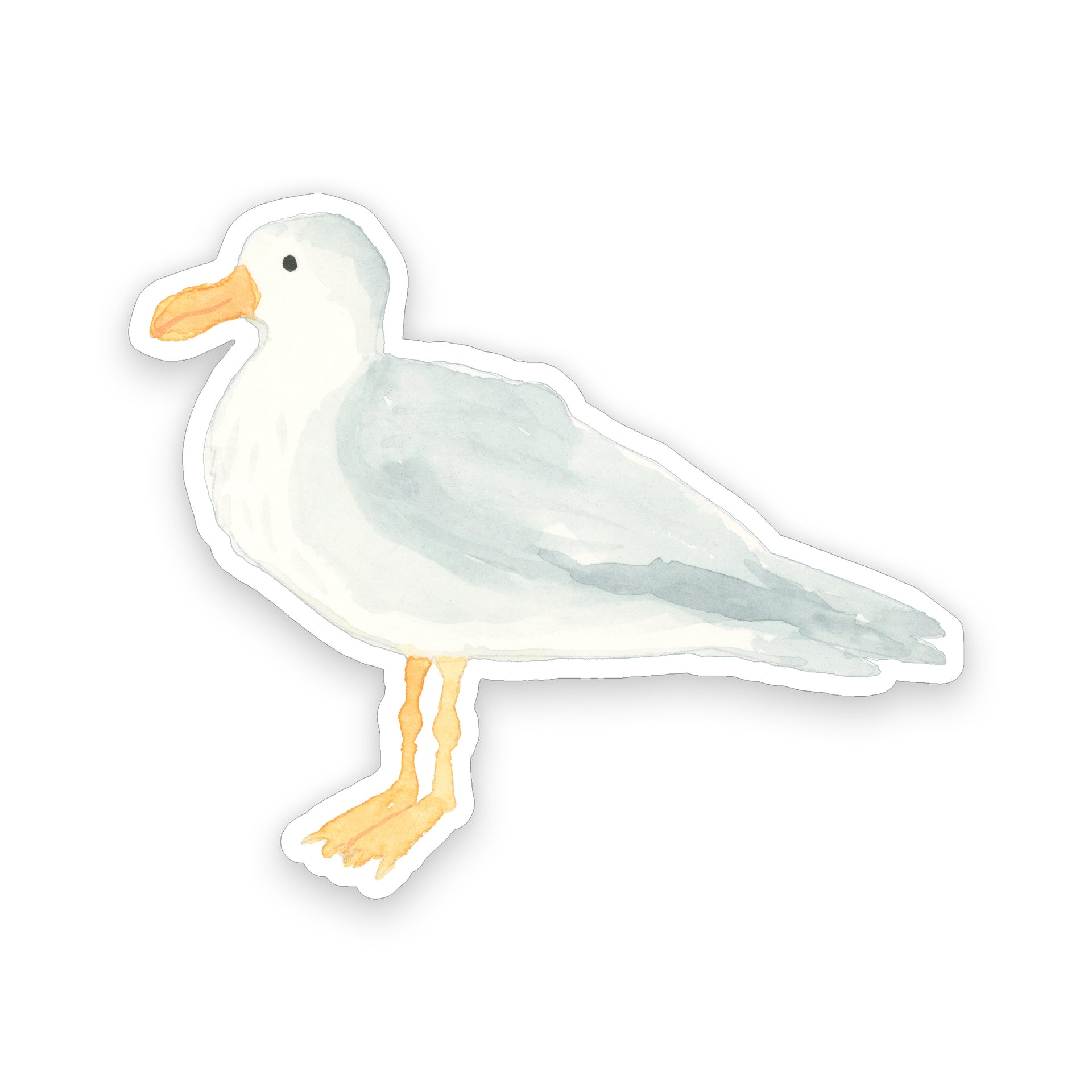 Watercolor Seagull Sticker