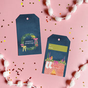 Bow Wreath Holiday Gift Tags by Gert & Co