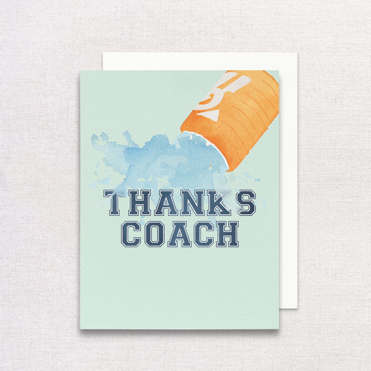 Thanks Coach Greeting Card