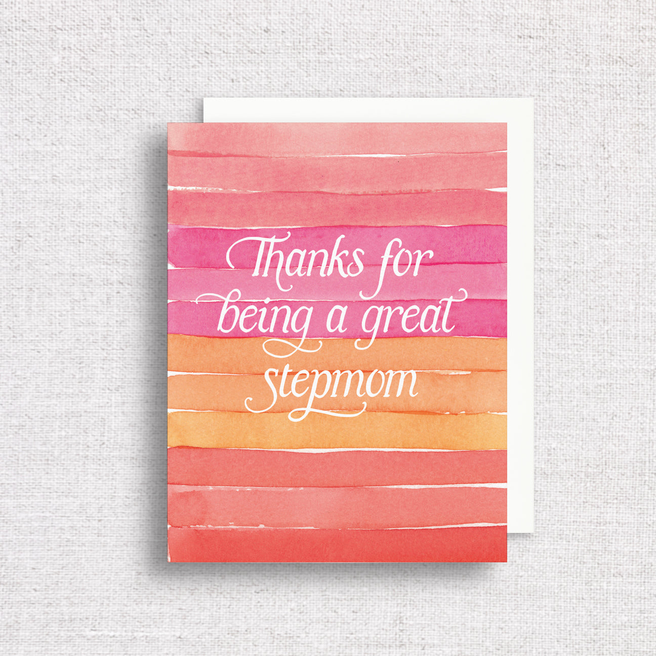 Thanks for Being a Great Stepmom Greeting Card by Gert & Co