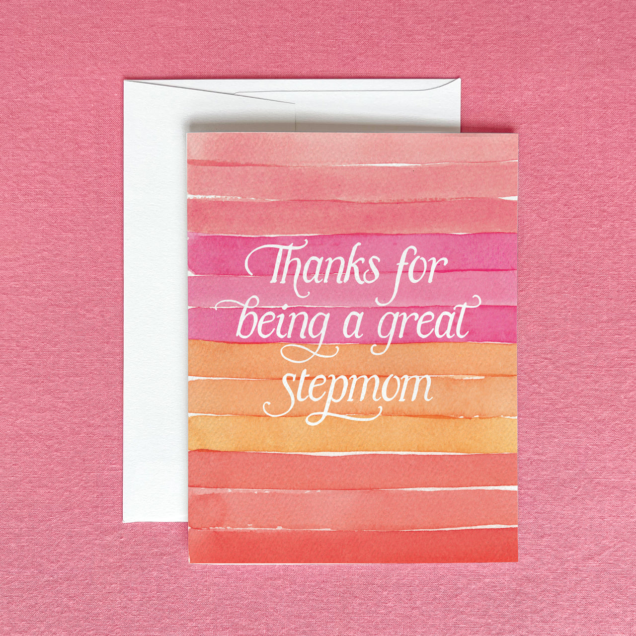 Thanks for Being a Great Stepmom Greeting Card by Gert & Co