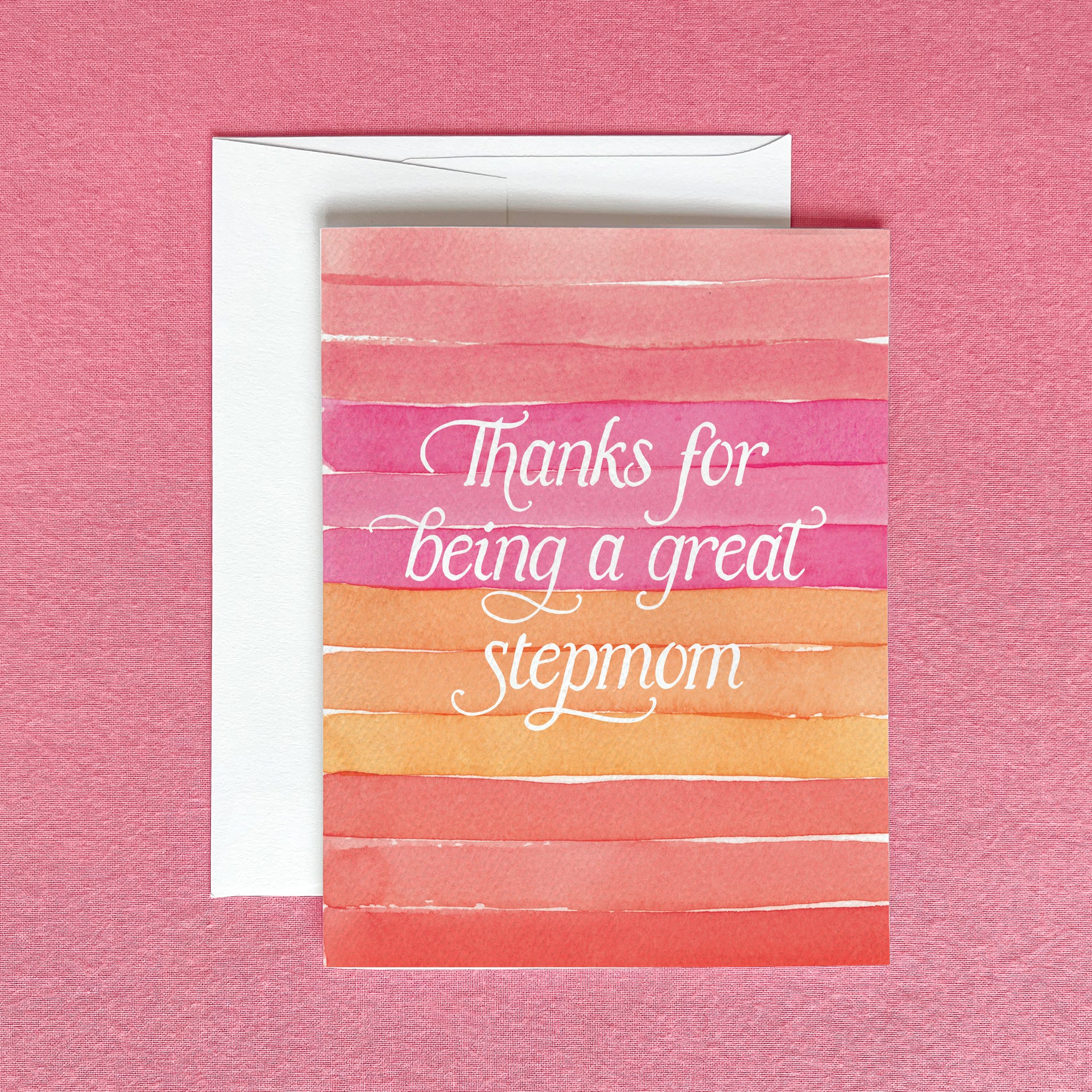 Thanks for Being a Great Stepmom Greeting Card by Gert & Co