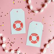 Christmas Life Preserver Gift Tags by Gert & Co