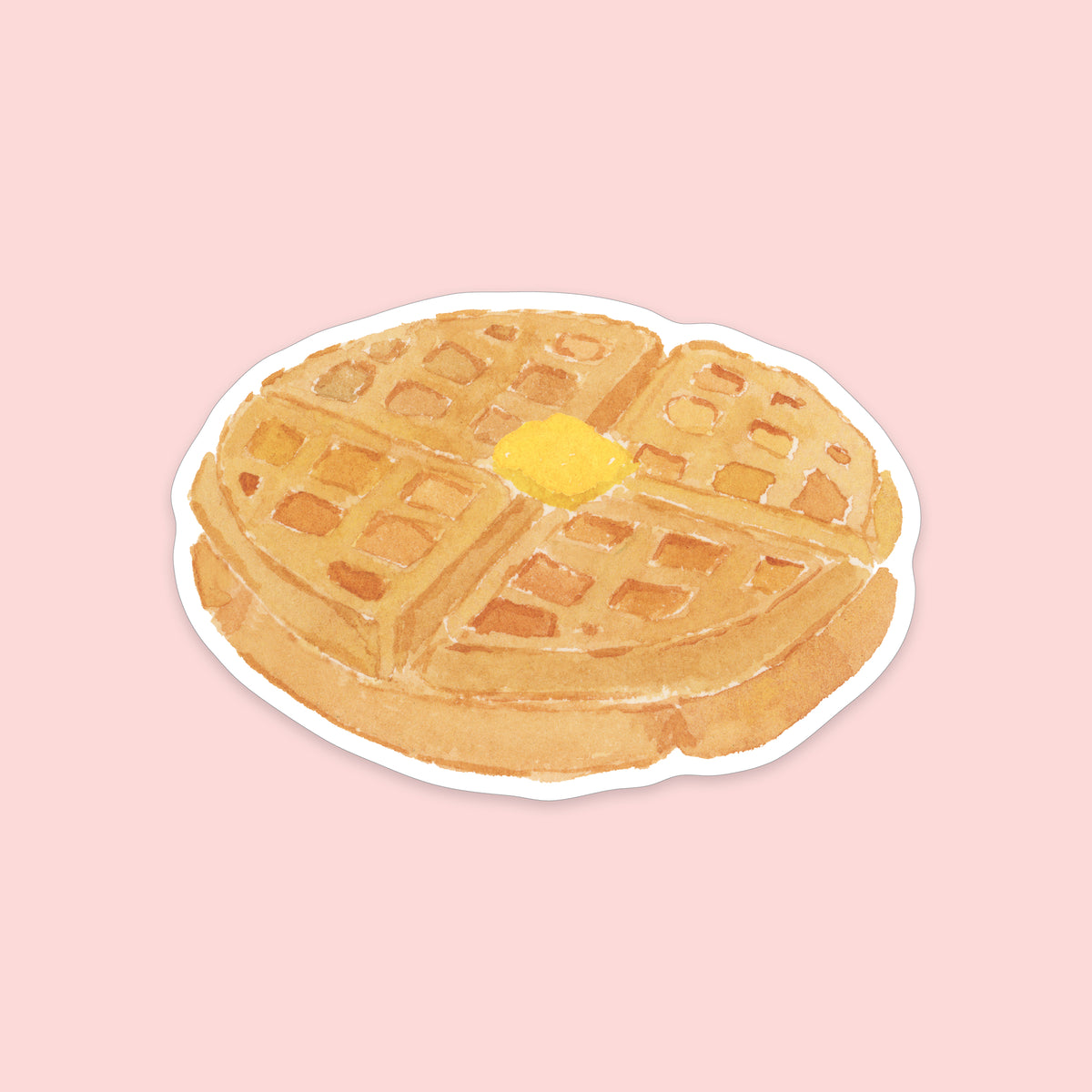 Waffle Sticker