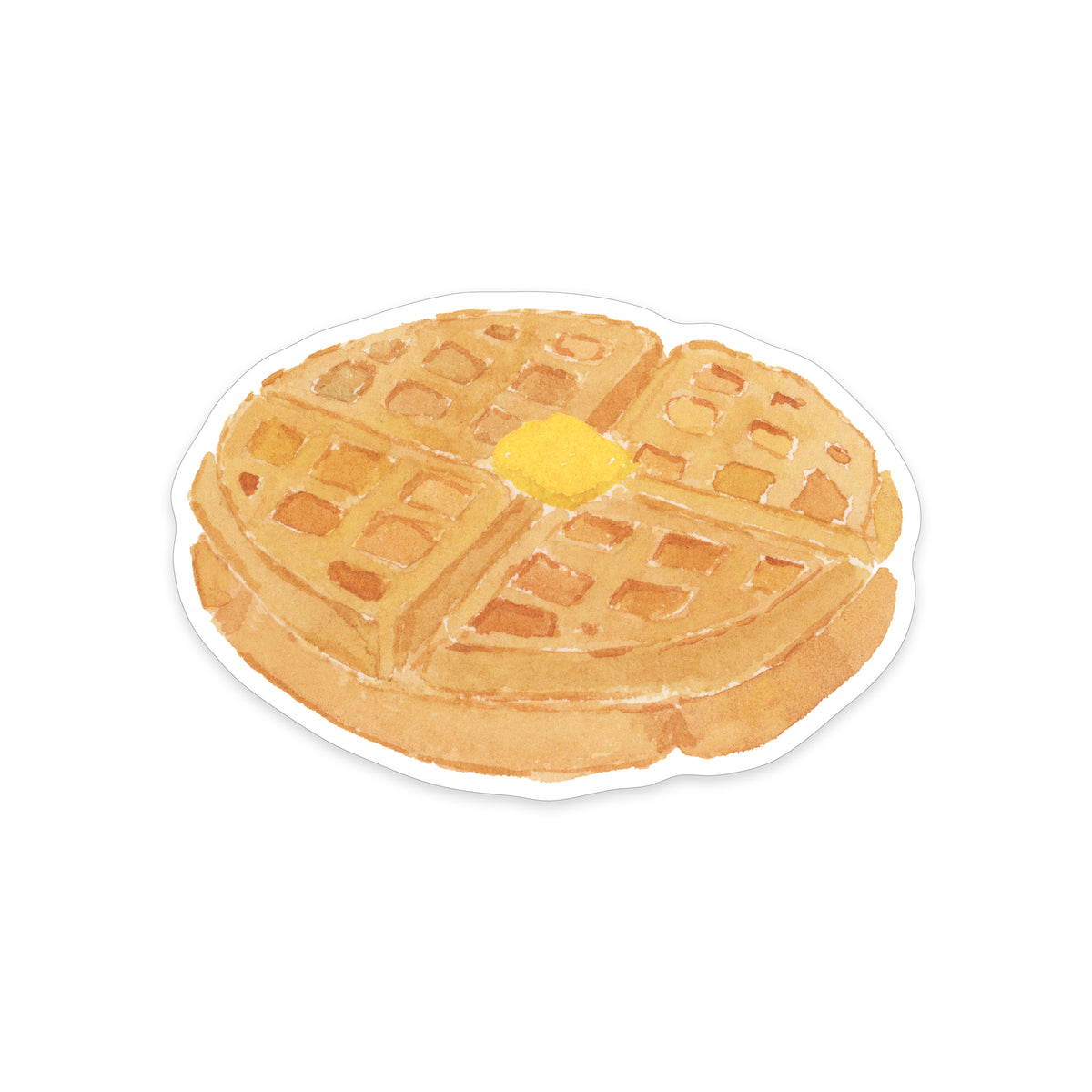 Waffle Sticker