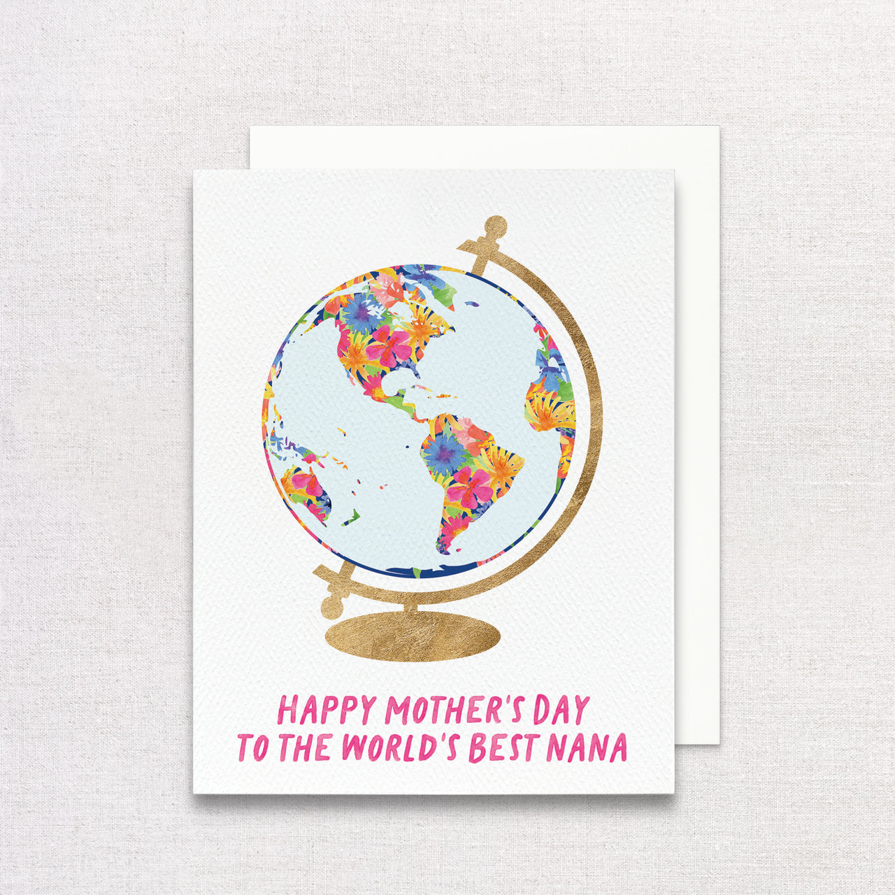 World's Best Nana Greeting Card by Gert & Co