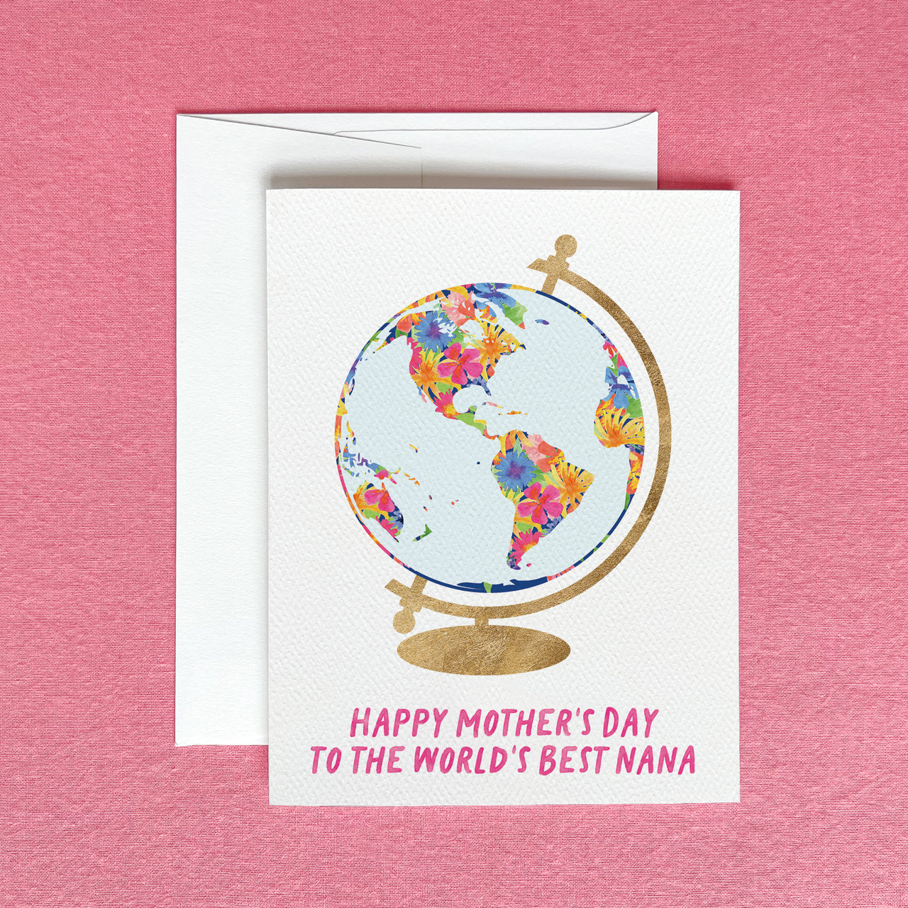 World's Best Nana Greeting Card by Gert & Co