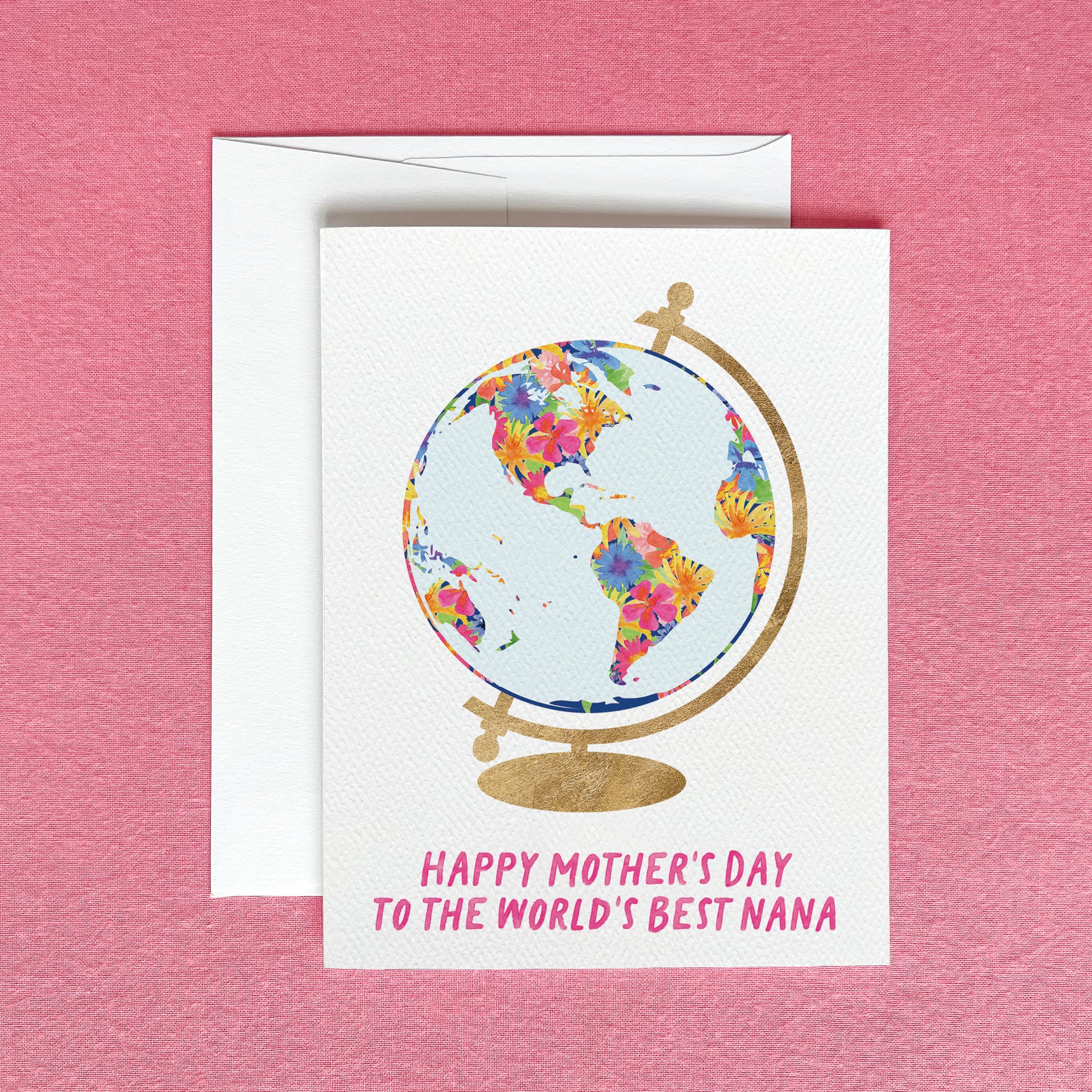 World's Best Nana Greeting Card by Gert & Co