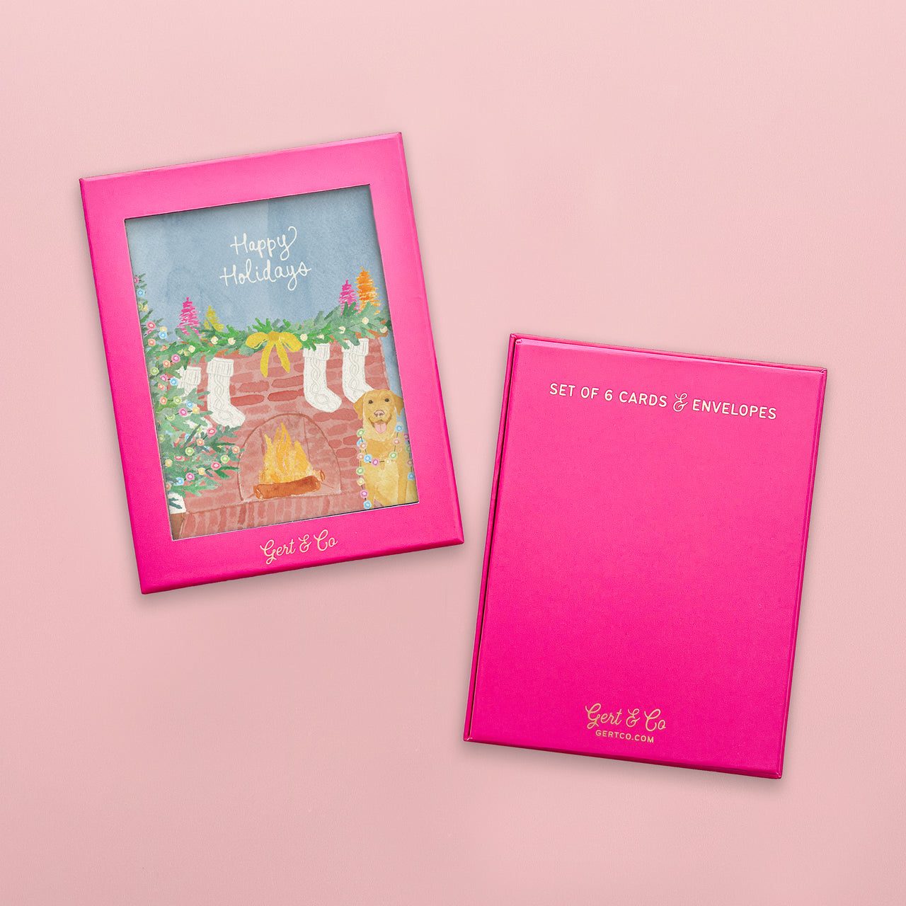 Yellow Lab Holiday Greeting Cards, Set of 6