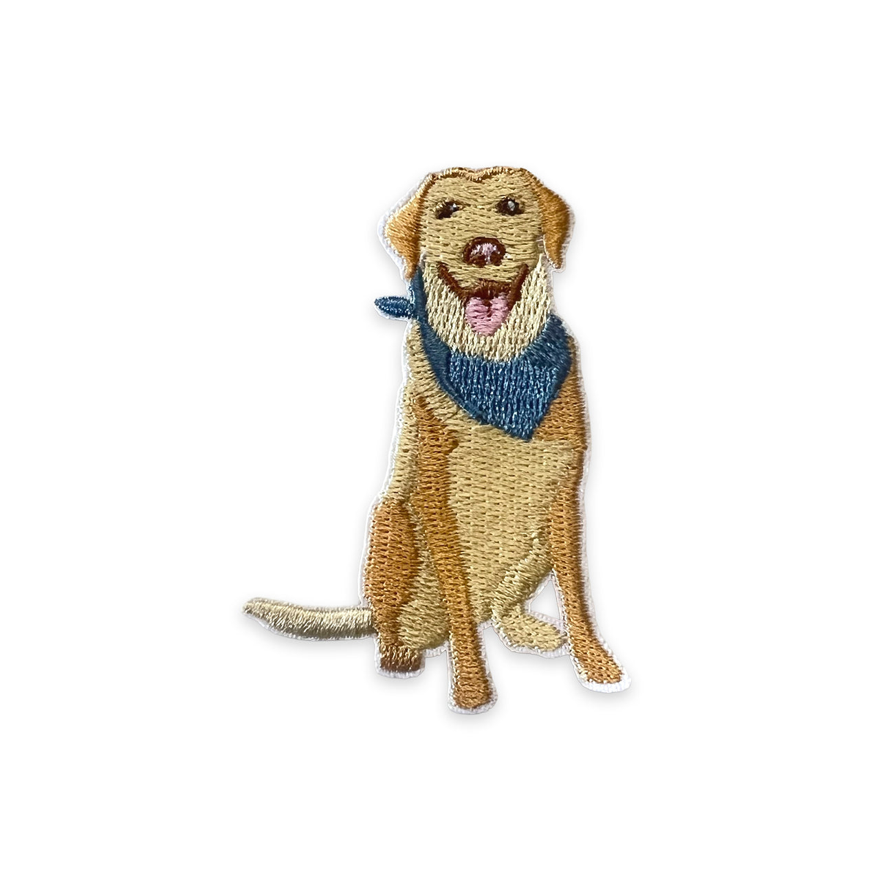 Yellow Labrador Iron-On Patch